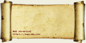 Anđela Aničić vizit kartica